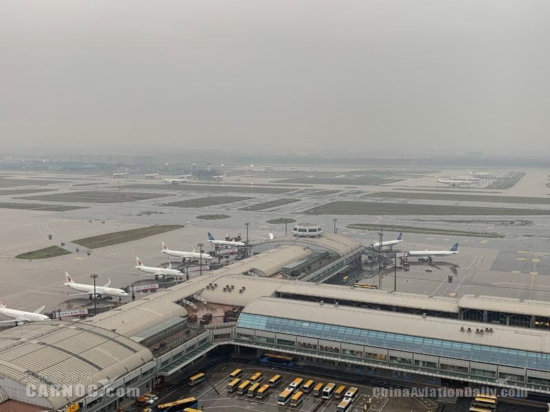 北京终端区受雷雨天气影响，通行能力下降40%