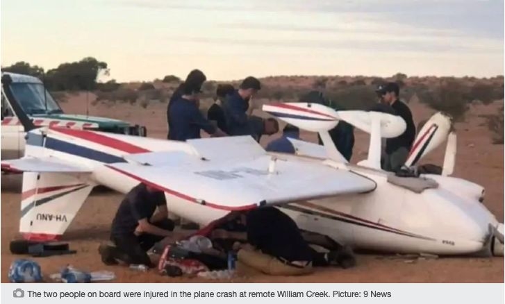 澳大利亚一轻型飞机失事 飞行员与乘客双双受伤-国际空运查询