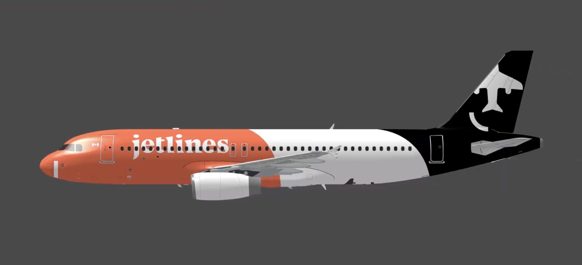 加拿大廉价航空Jetlines推出有趣新Logo