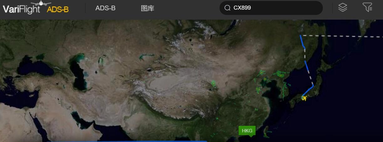 国泰航班空载“试探” 疑被禁入中国领空备降日本