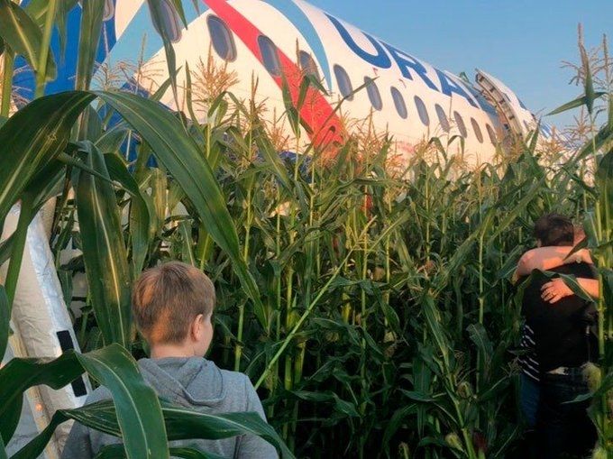 乌拉尔航空机长:双发失效 尽可能降落在更软的地方