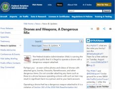 <b>FAA警告：“操作带有危险武器的无人机是非法的”-海运订舱</b>