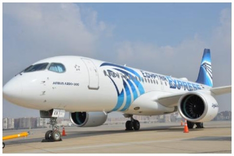 埃及航空接收其首架空客A220-300飞机