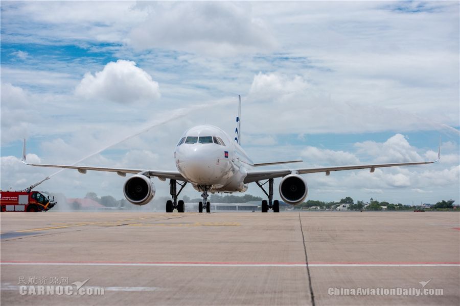 柬埔寨航空迎接全新空客A320飞机