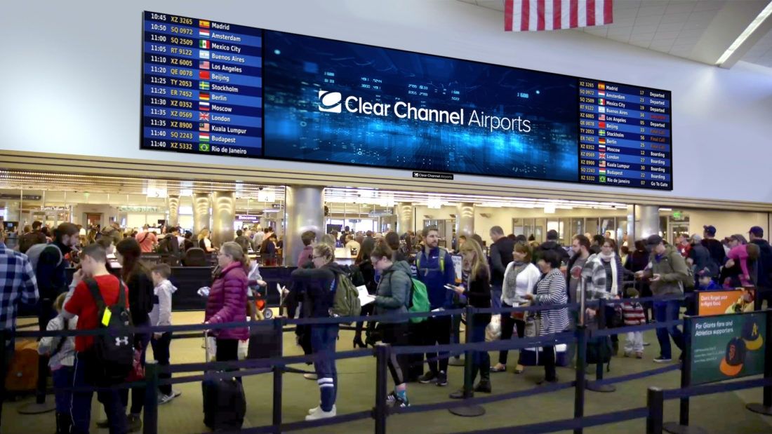 美首个全数字机场广告网络在圣何塞机场首次亮相
