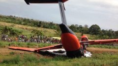 非洲国际空运刚果一架官方安-72坠毁 机上8人全部丧生