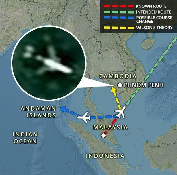 约旦的空运-MH370在柬埔寨？调查者在谷歌地图发现疑似残骸