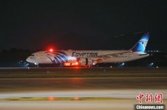 非洲国际快递-杭州直飞埃及开罗航线正式开通 埃及航空787-9梦想客机执飞