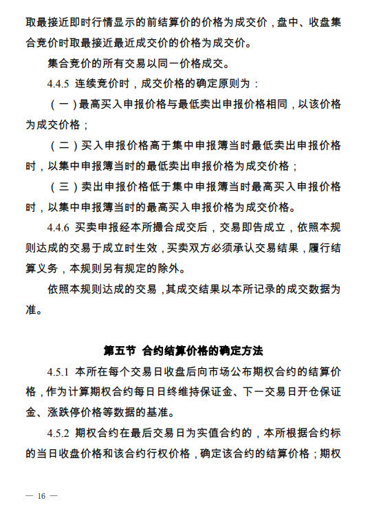 深交所：期权合约标的应满足5大条件