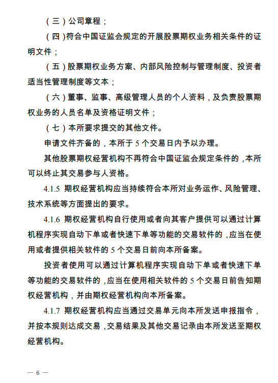 深交所：期权合约标的应满足5大条件