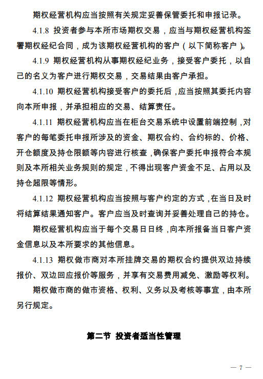 深交所：期权合约标的应满足5大条件