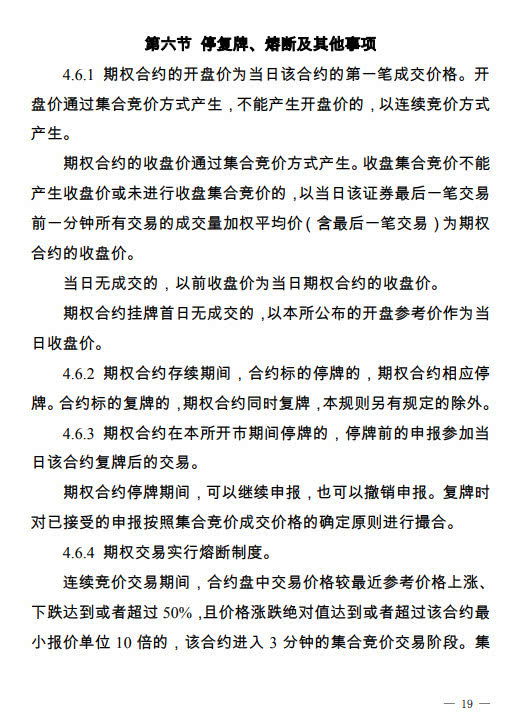 深交所：期权合约标的应满足5大条件