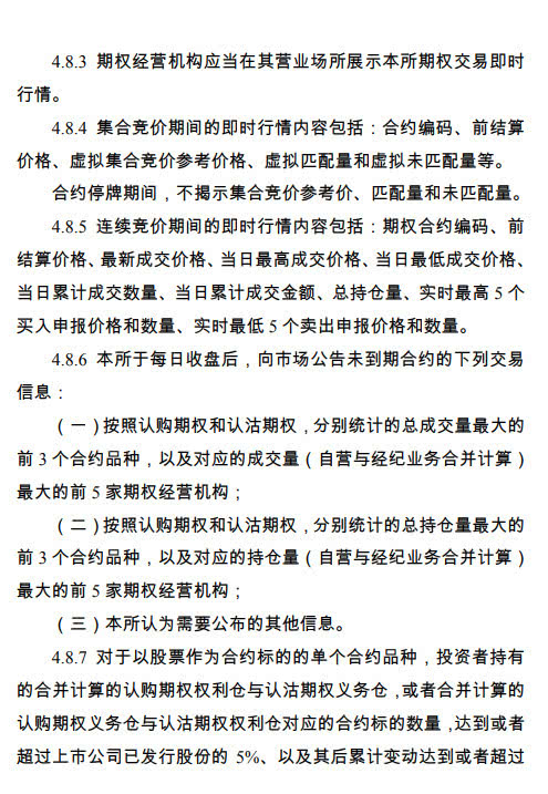 深交所：期权合约标的应满足5大条件