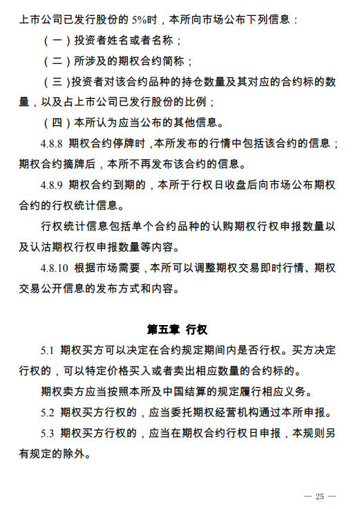 深交所：期权合约标的应满足5大条件