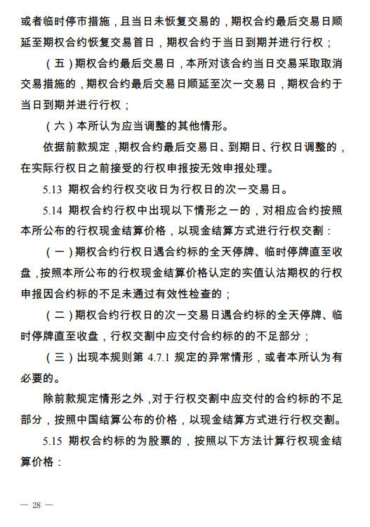 深交所：期权合约标的应满足5大条件
