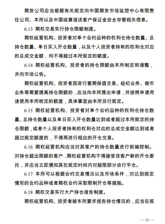深交所：期权合约标的应满足5大条件