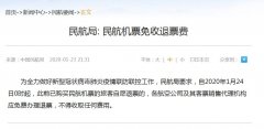 海运费-民航局:民航机票免收退票费