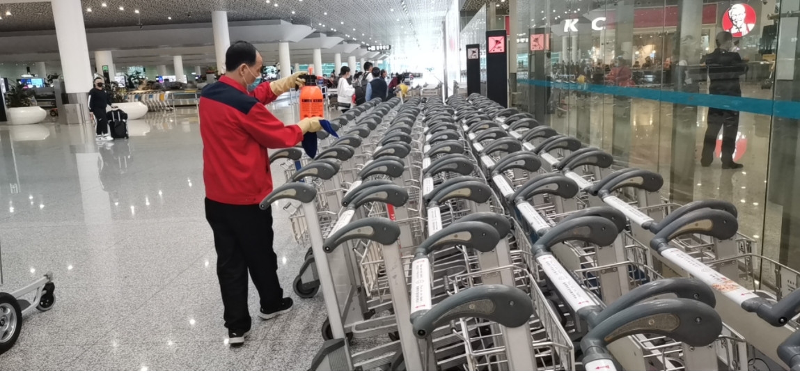 约旦的国际快递-深圳机场航站楼19个入口全部实施体温检测