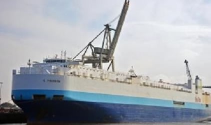 进口用品-“G Poseidon”号汽车船被困南安普顿港