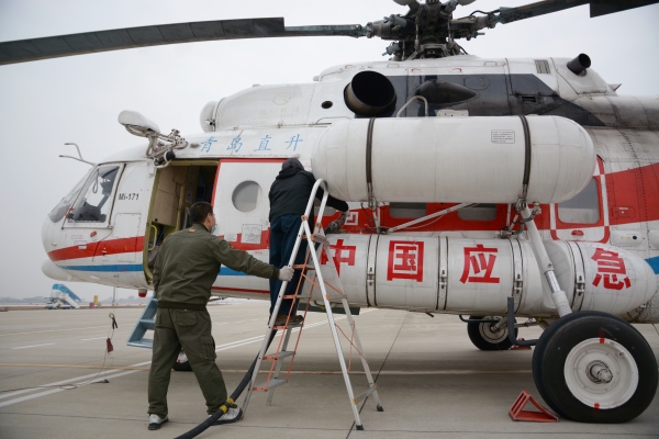 海运订舱公司-三峡机场顺利完成防疫物资运输直升机保障任务