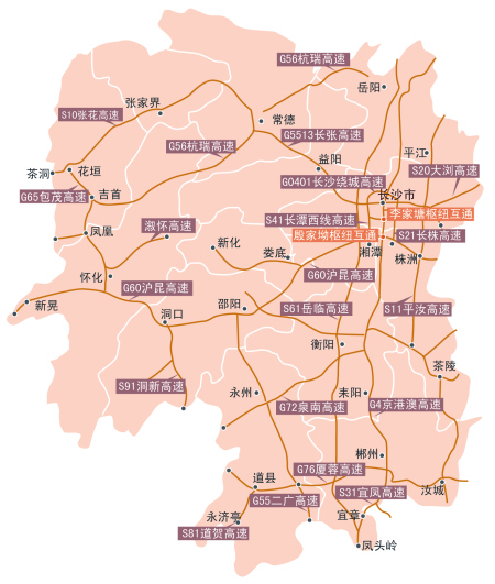 hs编码-湖南发布最新版高速公路路网图并推荐春运行车路线