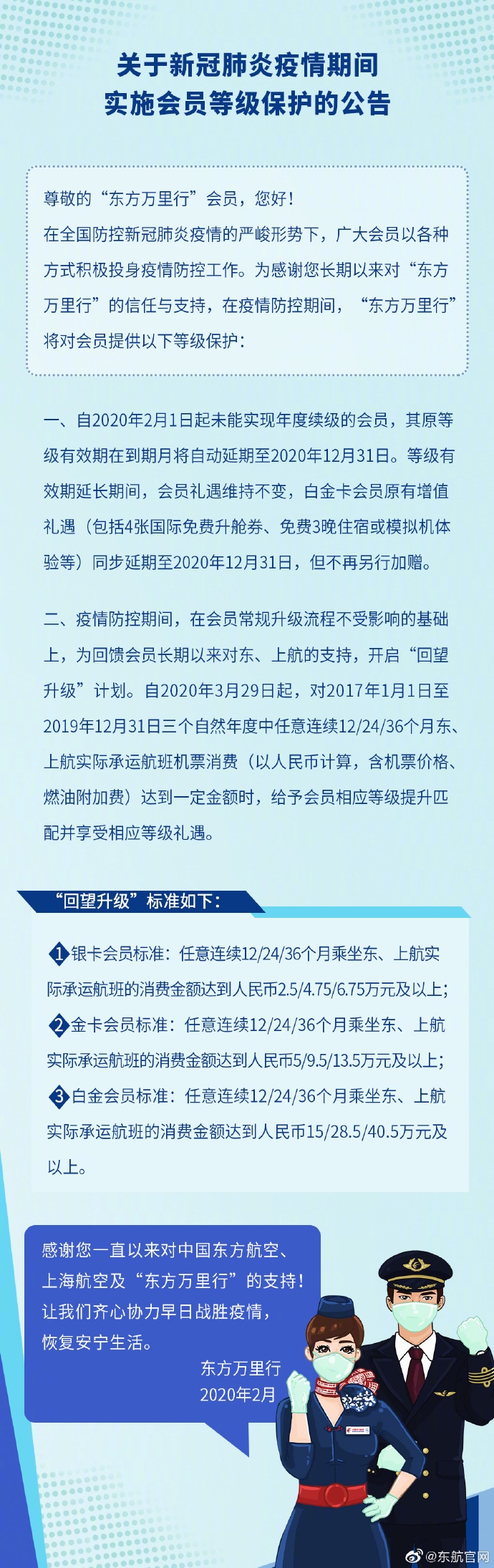 国际空运查询-多家航司因应疫情推出会员保级新政，各有哪些不同？专家：体现航司人文关怀