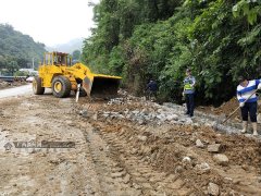 阿联酋空运-凤山路政执法大队处置一起建筑材料堆积案(图)