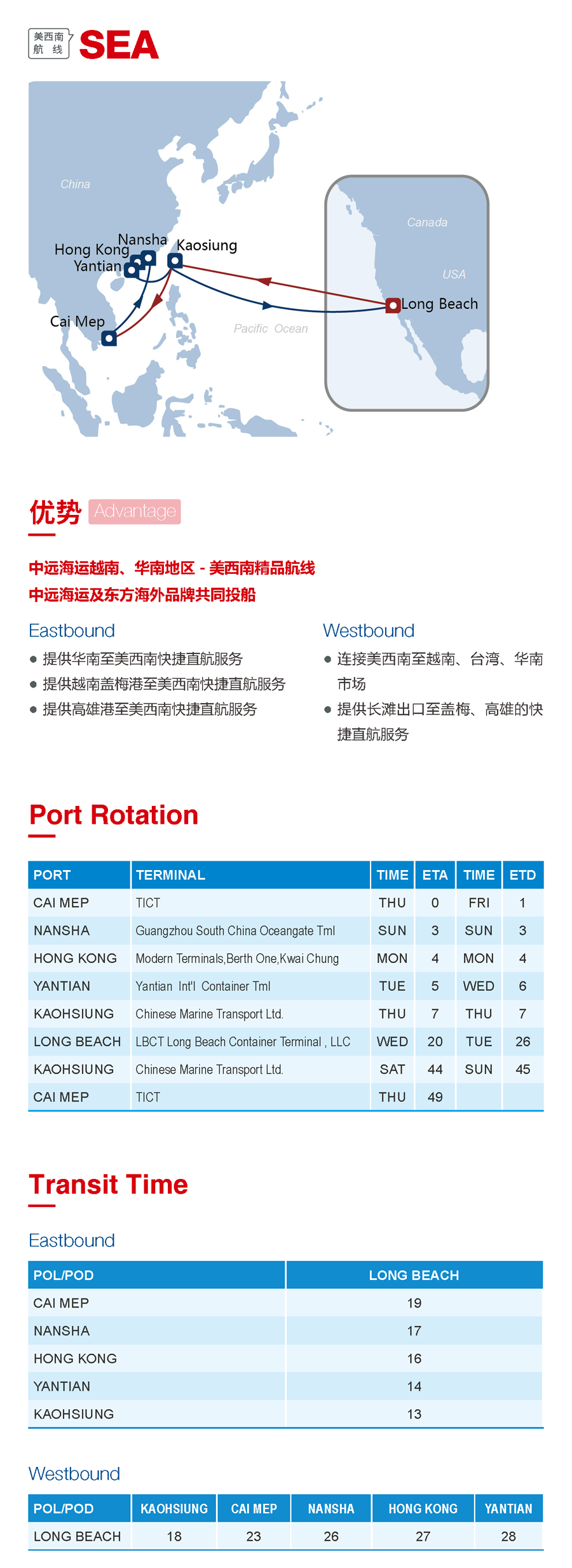 海洋联盟发布4大热门航线，涉诸多港口（附图）
-诺福克海运费