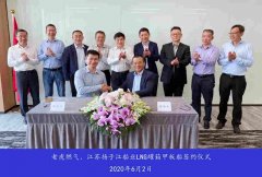 老虎燃气在扬子江船业订造LNG罐箱甲板船