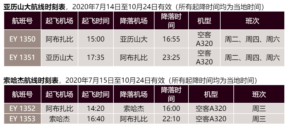 阿提哈德计划将更多代码共享目的地添加到合作范围内
-货运代理