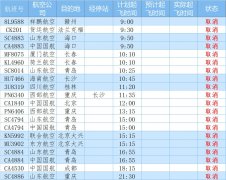 宁波栎社国际机场已取消航班41架次
-沙特的空运价格