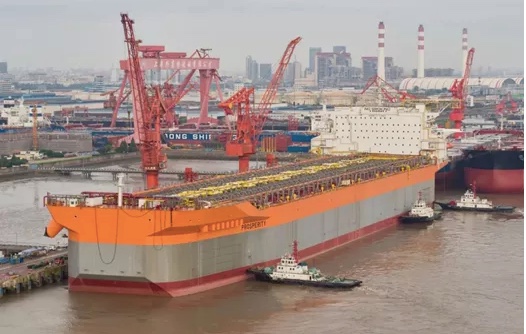 由中国船舶团体旗下上海外高桥造船有限公司为荷兰SBM OFFSHORE公司建造的第二艘世界独创的Fast4Ward通用型海上浮式生产储油船MPF2签字交付
-海运包柜