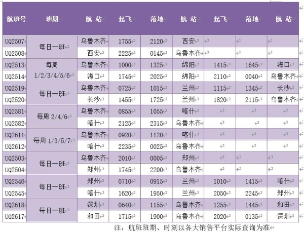 乌鲁木齐航空在此温馨提示：乌鲁木齐国际机场进出港旅客中
-上海空运公司