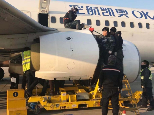 奥凯航空持续低碳运行 果中断打赢蓝天保卫战
