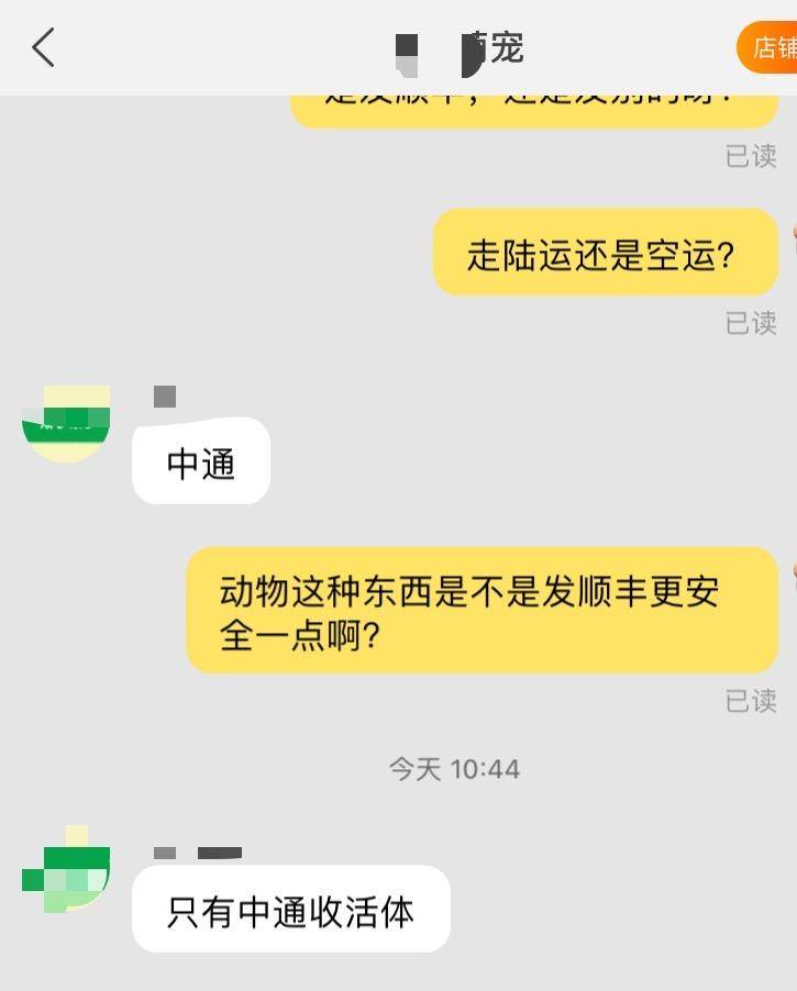 宠物物流园死亡背后：有网店卖活动物发普通快递，称死了包赔