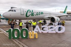 图:春秋航空第100架空客飞机全身照 今年是春秋航空首航15周年
-澳大利亚空运