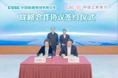 工商银行未来五年内将为中国船舶集团提供1000亿元等值人民币意向性融资额度