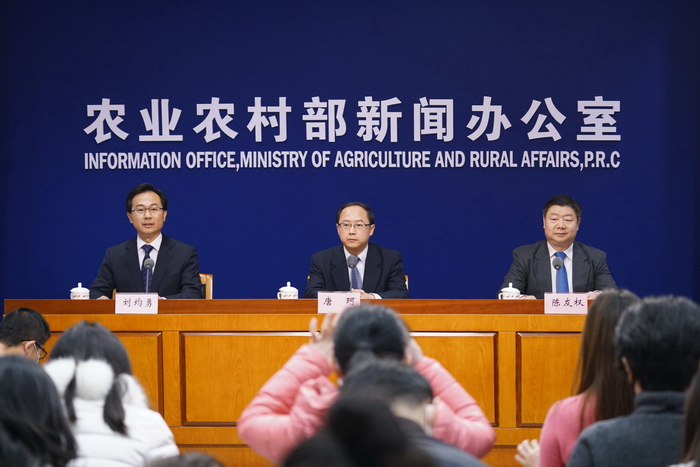农业农村部就当前及元旦春节期间我国粮食和主要农产品市场、生产形势等举行