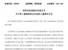 陈志荣先生申请辞去公司职工董事、审计与风险管理委员会委员职务
-深圳空派