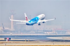 图:国航“冬奥运动号”、“冬奥冰雪号”团圆同框 张韬拍摄 候机楼内
-深圳