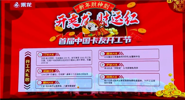 卖出1835台乘龙车！113万人围观！首届中国卡友开工节燃情落幕！









