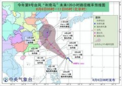 台风“利奇马”8日起影响上海，其移动路径仍存变数-山东空运