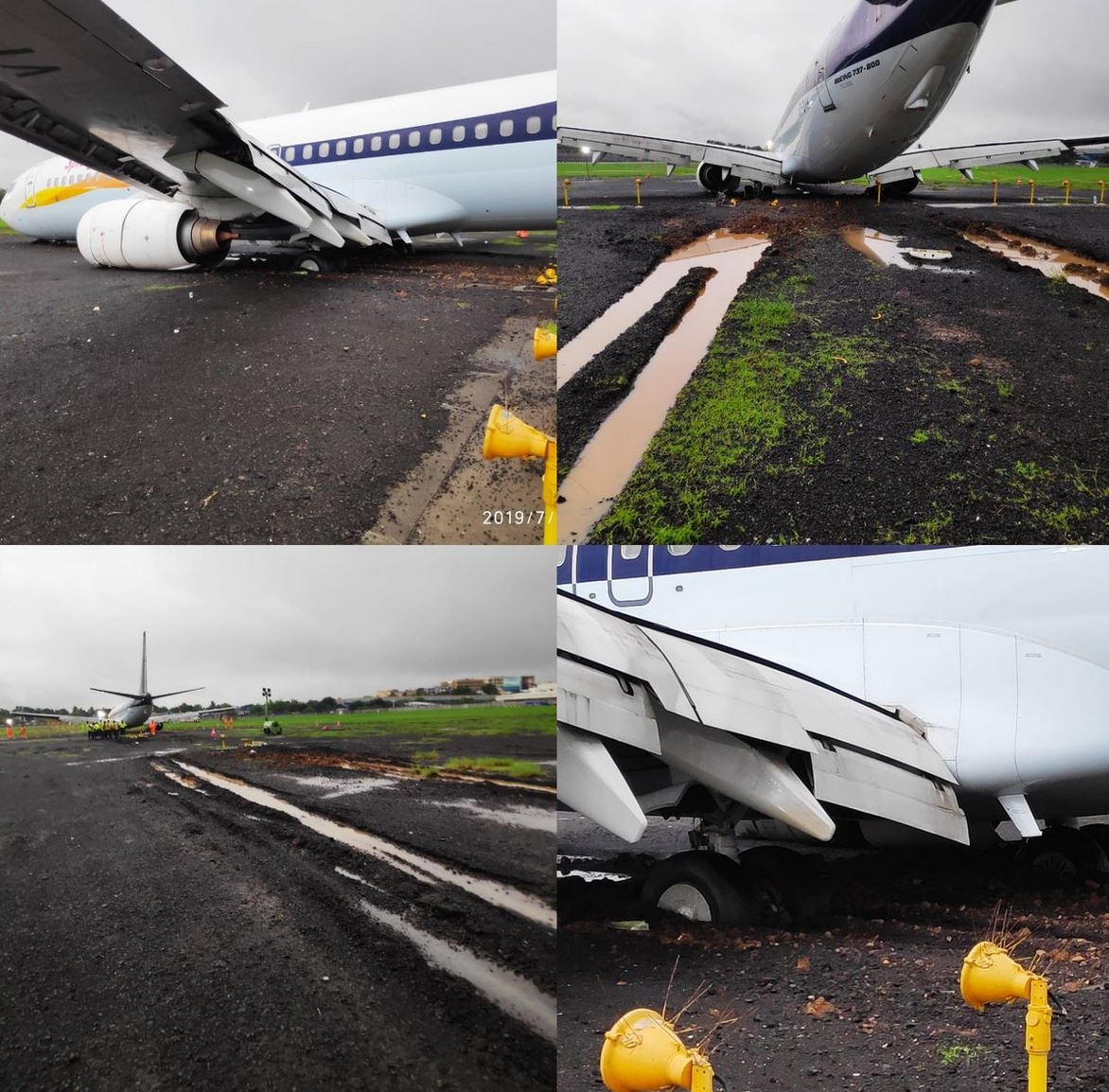 民航早报：香料航空737雨中在孟买冲出跑道-上海机场